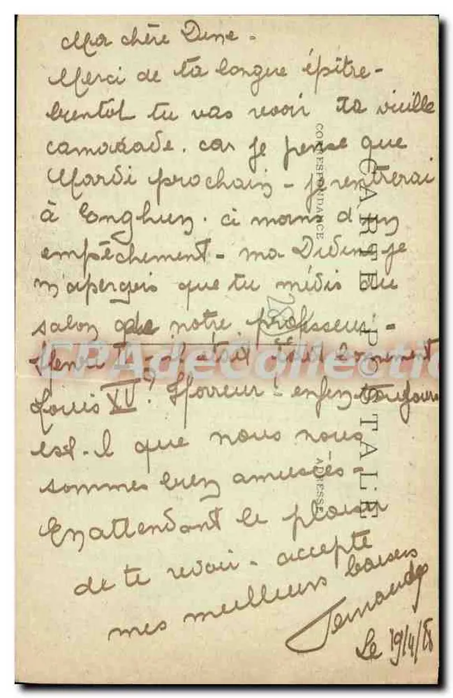 Châteaudun — "Barricada virada" de Philippoteaux — G. P. 5 - Verso