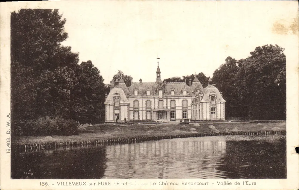 Villemeux-sur-Eure (E.-et-L.) — Schloss Renancourt — Tal der Eure — D.W.A. n°156 - Vorderseite