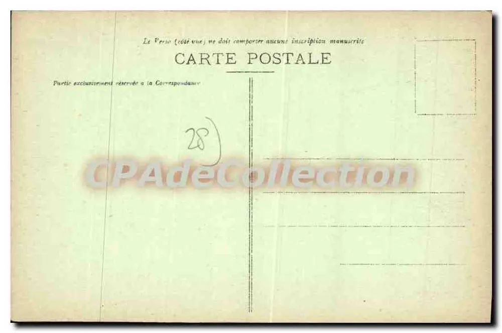 Dreux (E.-et-L.) - Die Grande-Rue und das Rathaus, erbaut unter François Ier — G. Foucault, Verlag, Dreux - Rückseite