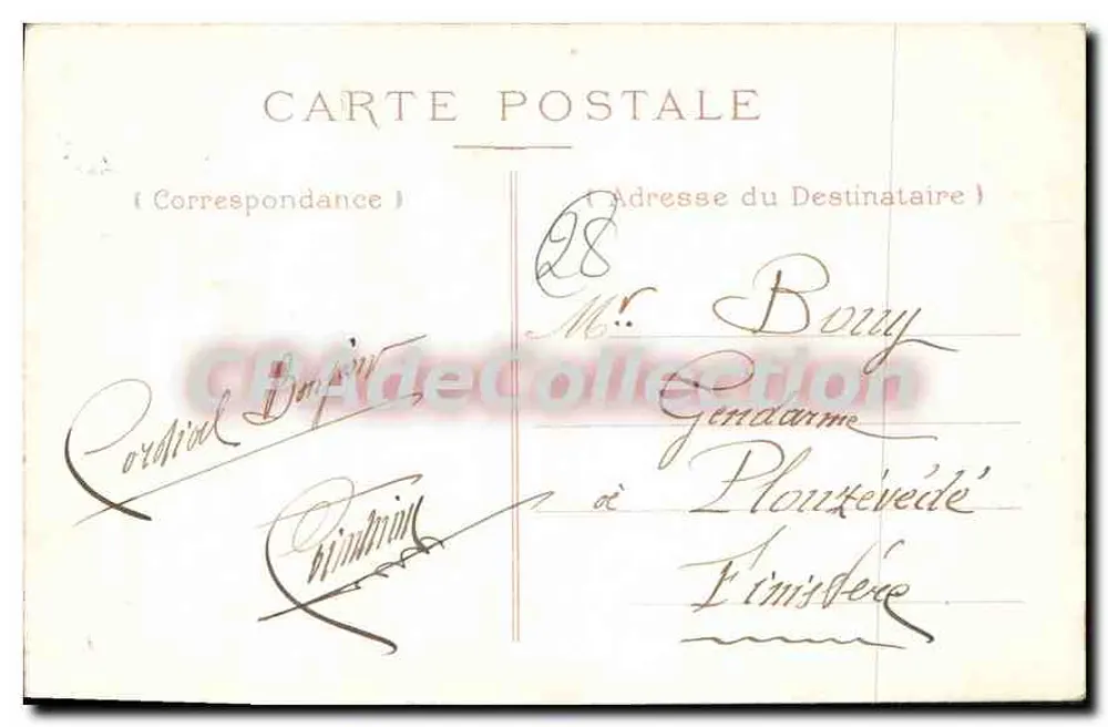Chartres — Estátua de Noël Ballay — KD - Verso