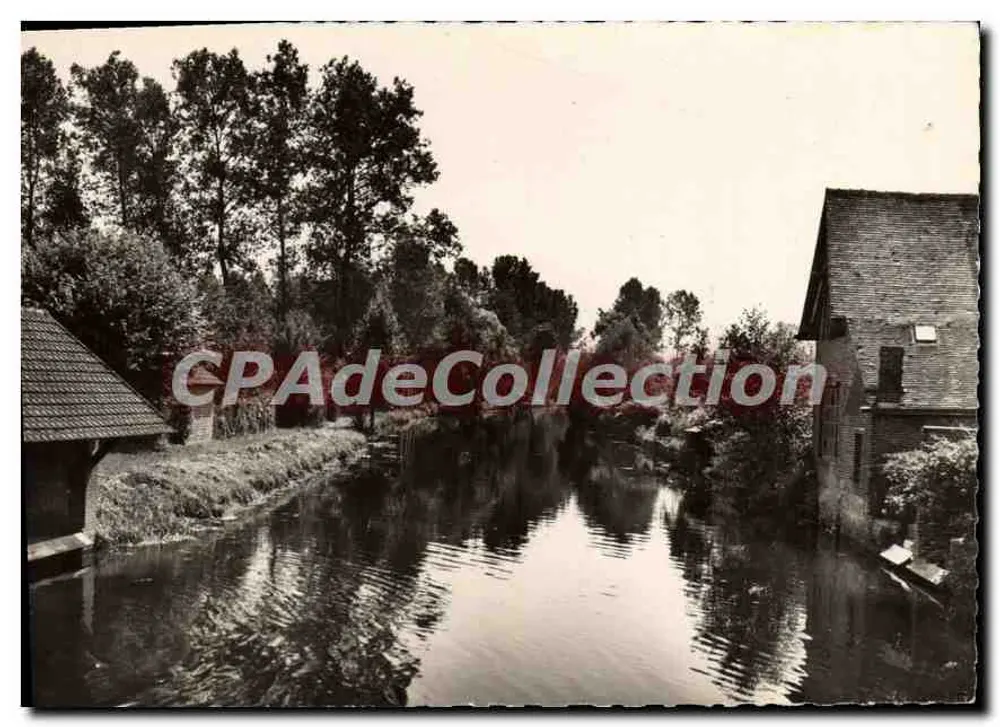 Saint-Piat (Eure-et-Loir) — Ansicht der Eure vom Brückenturm — Antike Ansichtskarte aus der Sammlung - Vorderseite