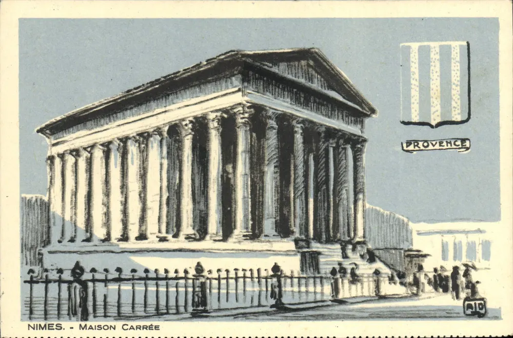Nîmes - Maison Carrée — Provence, editor RIO, n° de série 10 - Frente
