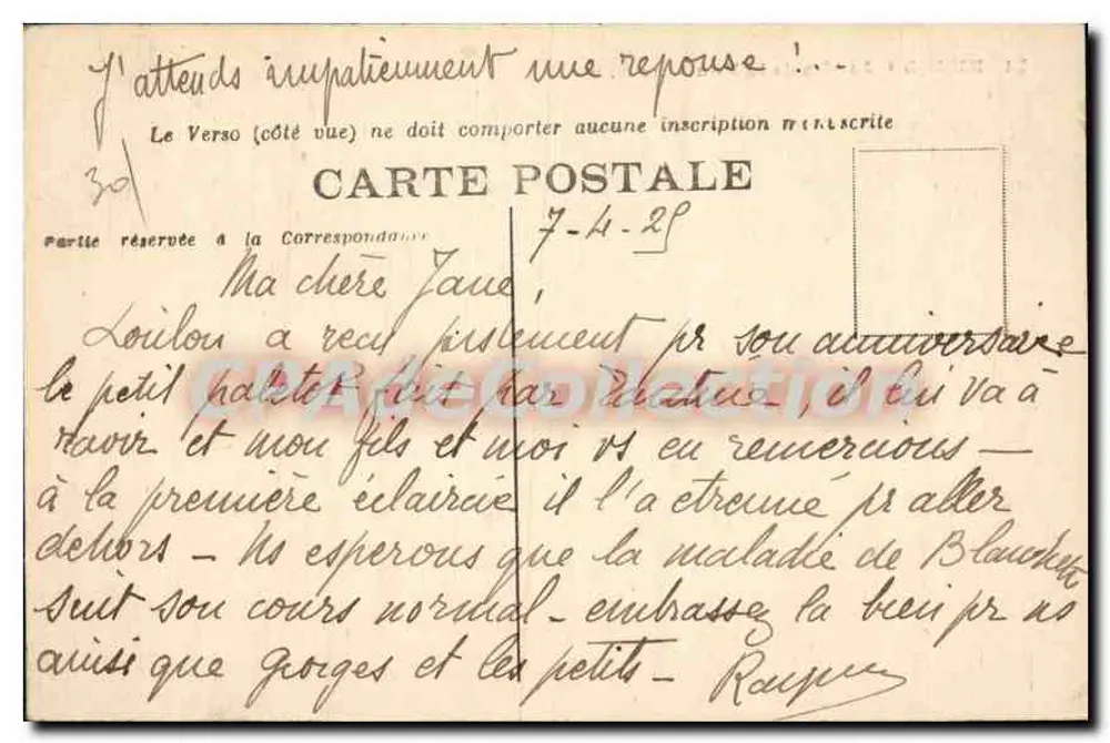NIMES - Jardim da Fontaine A.R. — Editor A.R., n° 71 - Verso