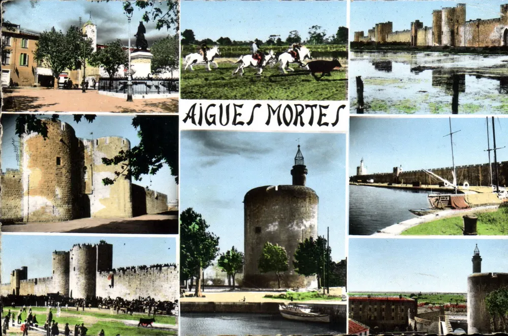 Aigues-Mortes — Mittelalterliche Stadt — Real-Photo-Cie des Arts - Vorderseite