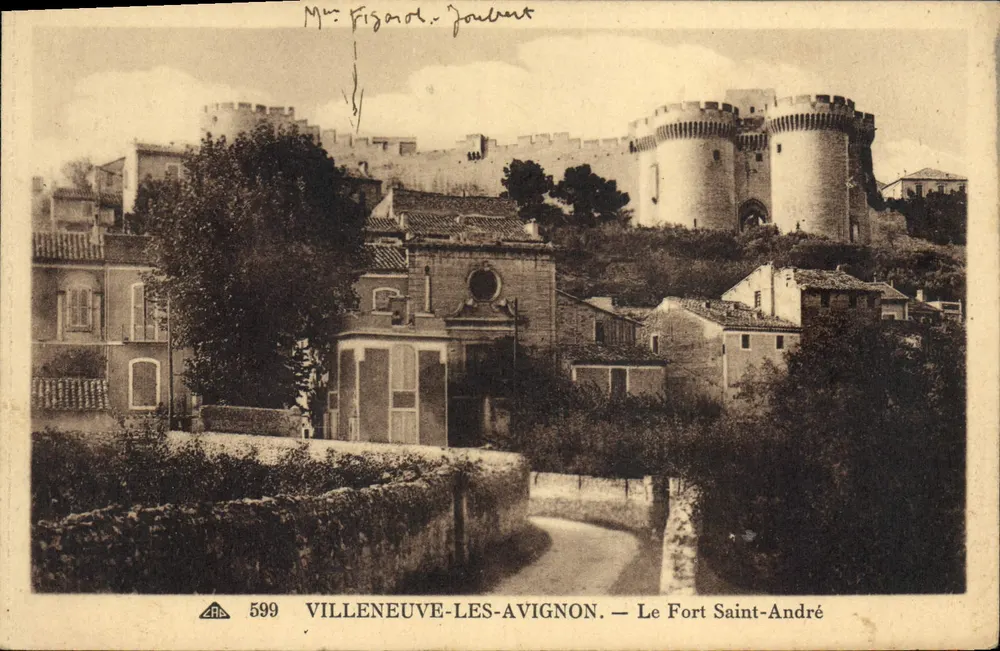 Villeneuve-lès-Avignon — Le Fort Saint-André — éditeur CPAdeCollection, n° 599 - 앞면