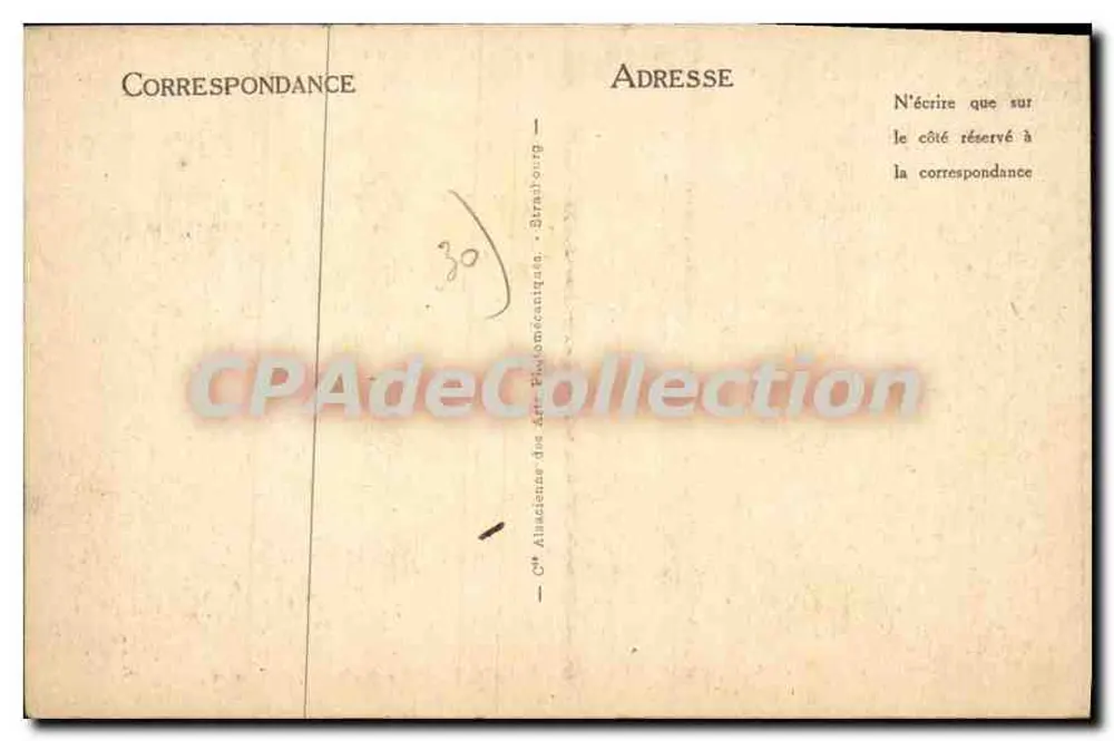 Villeneuve-lès-Avignon — Le Fort Saint-André — éditeur CPAdeCollection, n° 599 - 뒷면