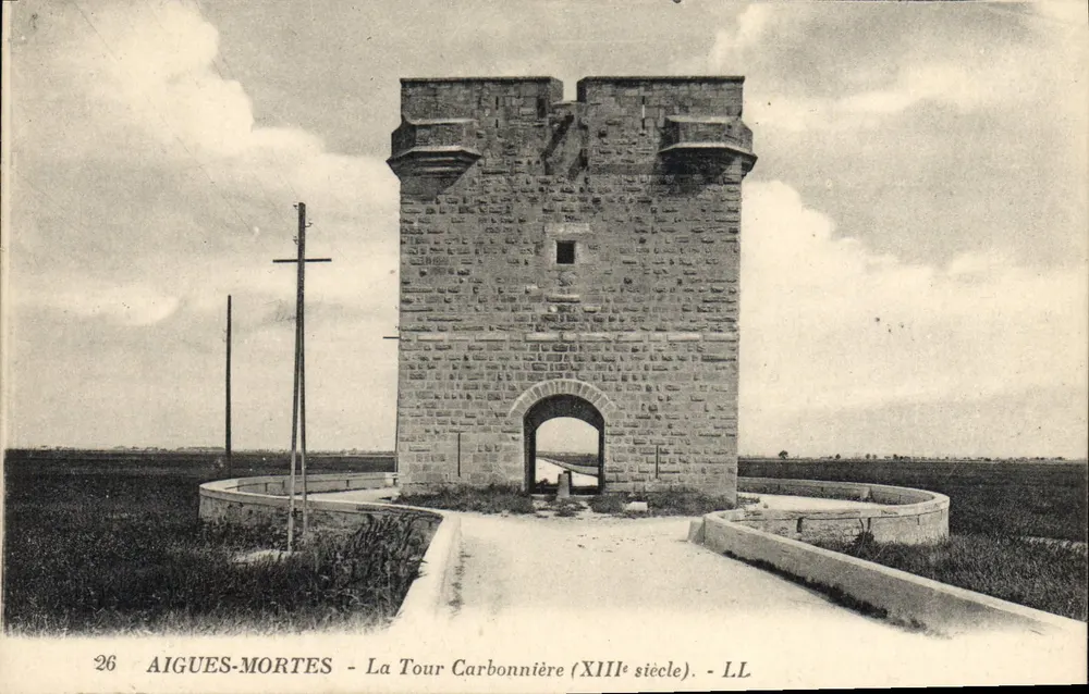 Aigues-Mortes - La Tour Carbonnière (13. Jahrhundert) - LL - Vorderseite