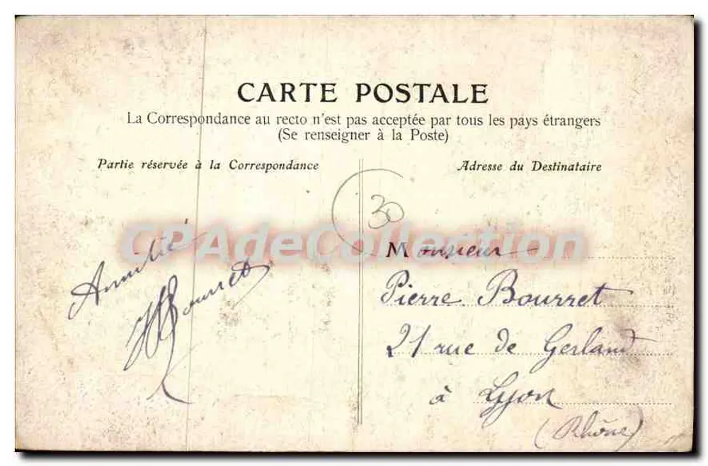 Nîmes — Lembrete de Nîmes — J.BEN.P. - Verso