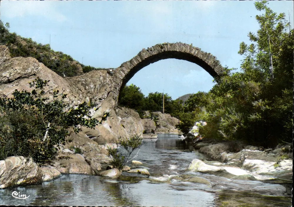 Pont des Chèvres — Umgebung von Saint-Jean-du-Gard (Gard) — Cim - Vorderseite