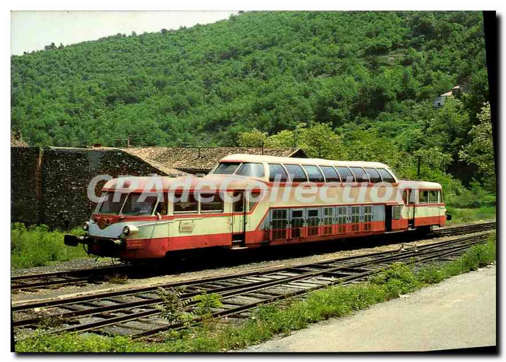 Autorail panorâmico X 4206 — C.I.T.E.V. — Anduze a Saint-Jean du Gard - Frente