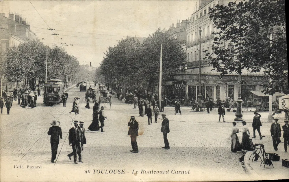 Toulouse - O Boulevard Carnot — Edit. Bayard, n°40 - Frente