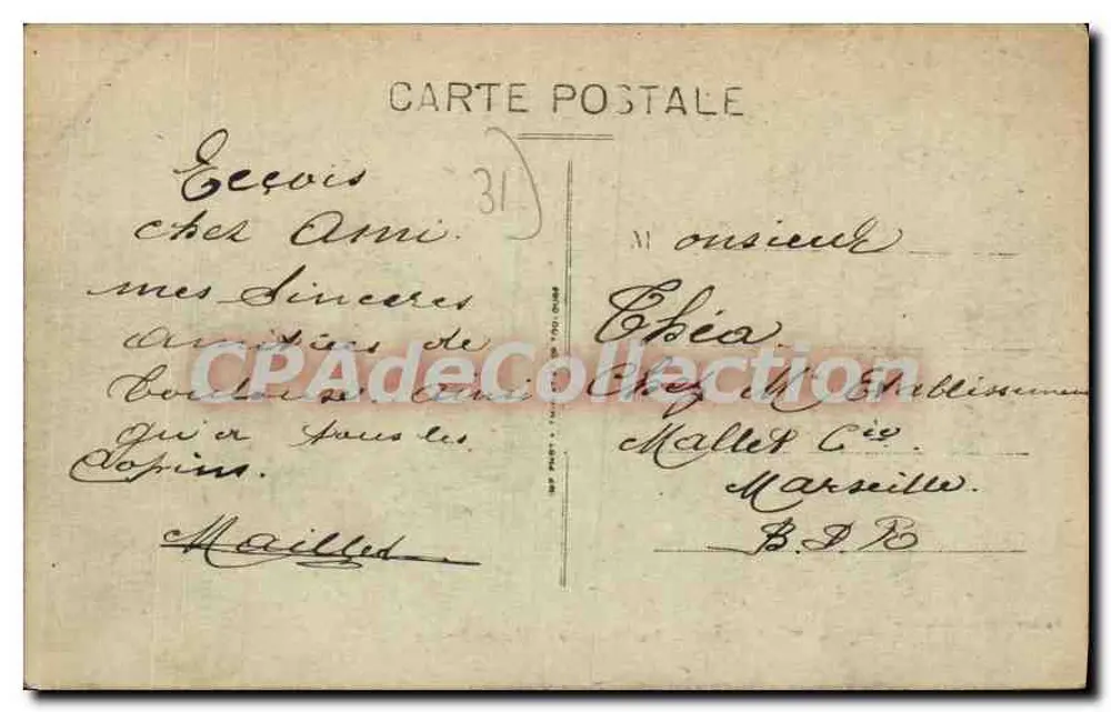Toulouse - Rue d'Alsace - Maison Universelle — editor Packan, n°17 - Verso
