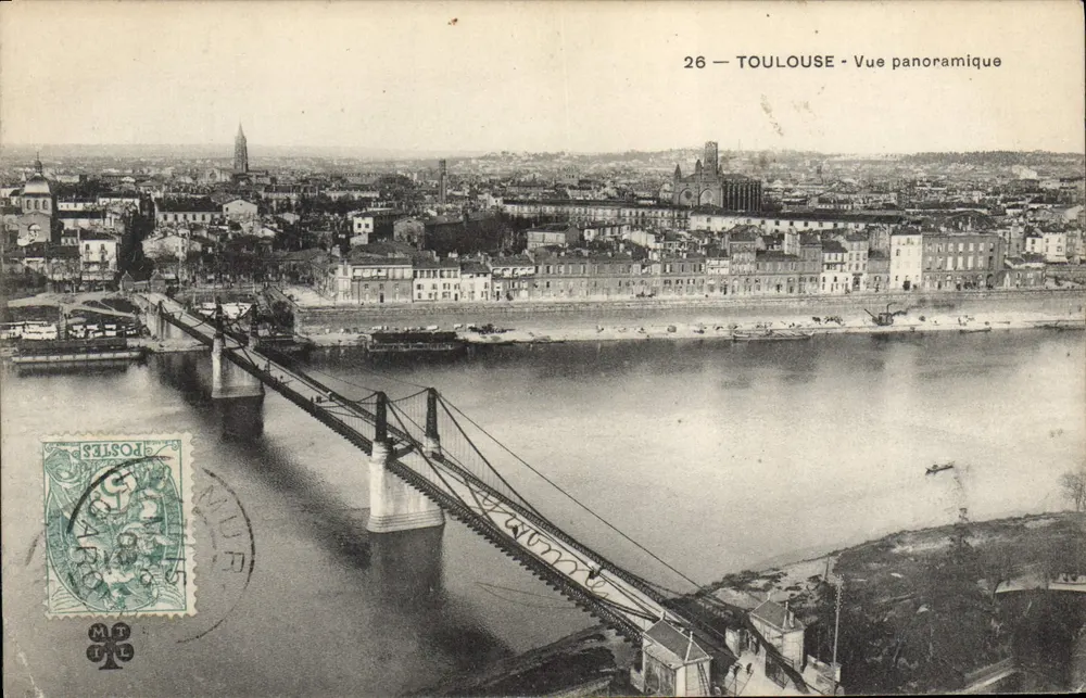 Toulouse — Vista panorâmica — Editor desconhecido, n° 26 - Frente