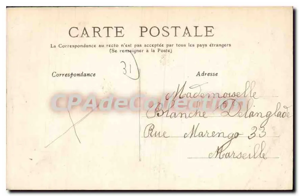 Toulouse — Vista panorâmica — Editor desconhecido, n° 26 - Verso