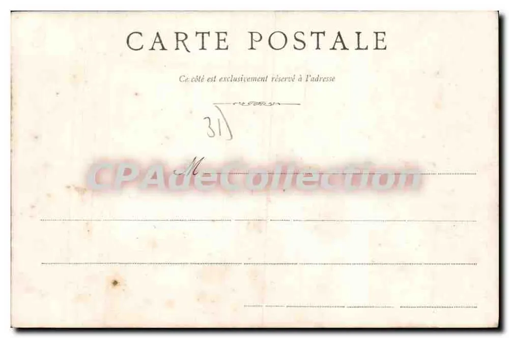 Toulouse, o Capitole — vista do edifício e da praça — editor Ménier, n° 31 - Verso