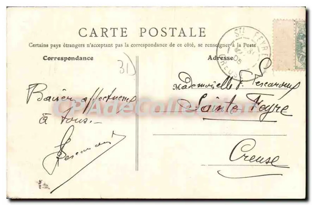 Toulouse — Canal de Brienne — M.B. n°25 - Verso