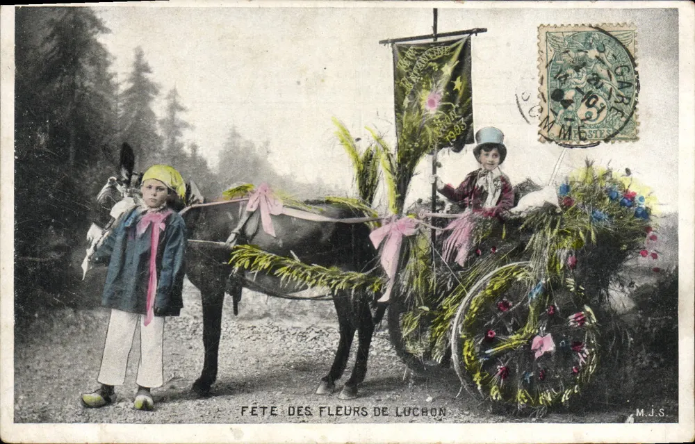 Festa das Flores de Luchon — 1903 — M.J.S. - Frente