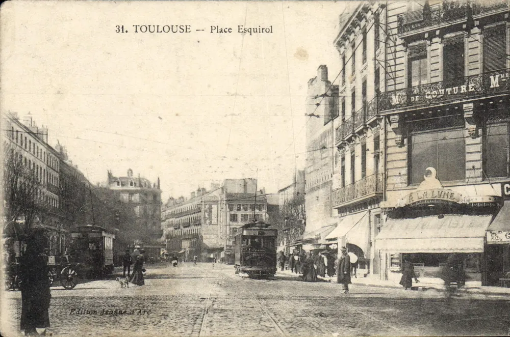 Toulouse — Praça Esquirol — Edição Jeanne d'Arc - Frente