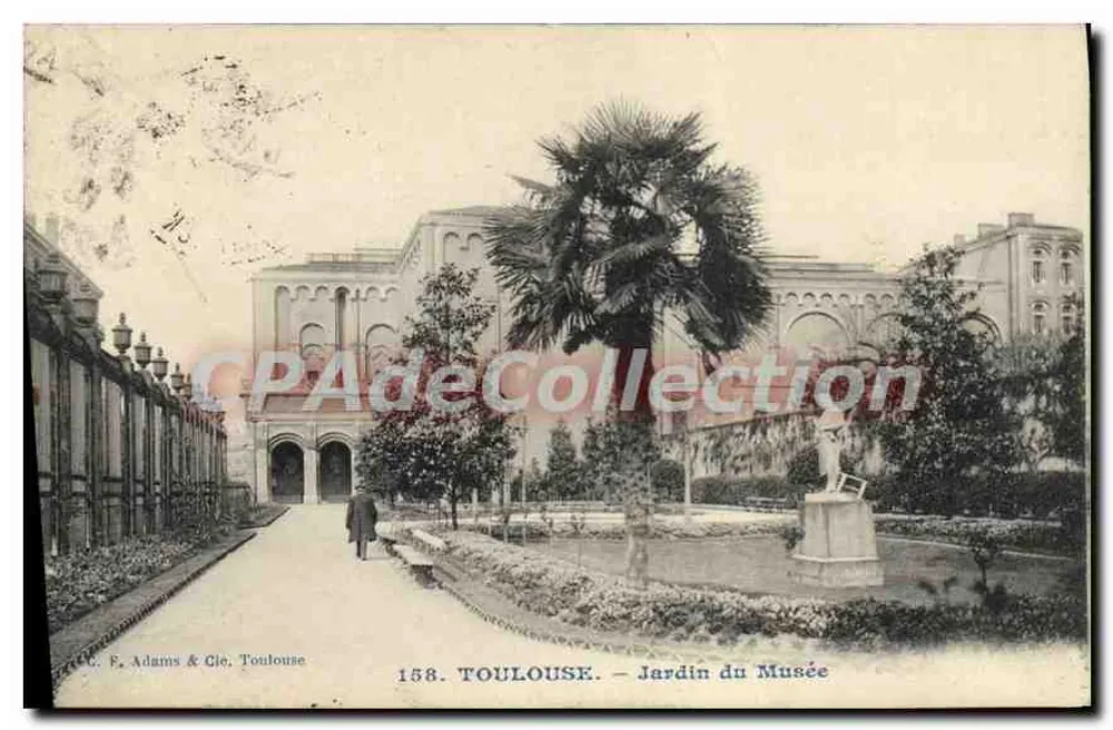 Toulouse — Jardim do Museu — F. Adams & Cie, n°158 - Frente