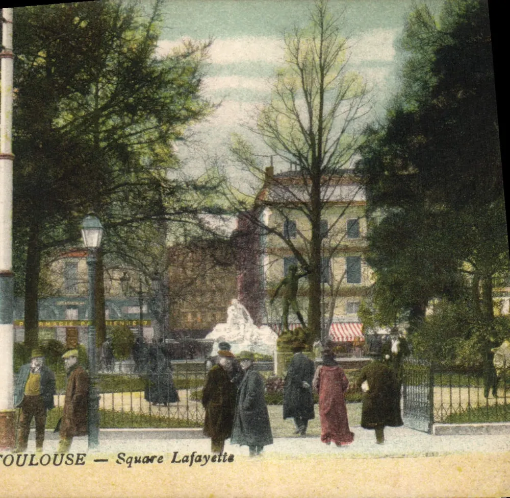 Toulouse — Plac Lafayette — wydawca Apteka P. Slenne, nr 7 - Awers