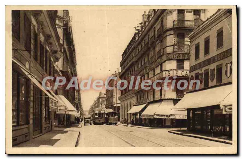 Rue de la République em Toulouse — vista de rua com trem — editor Paris, n°761 - Frente