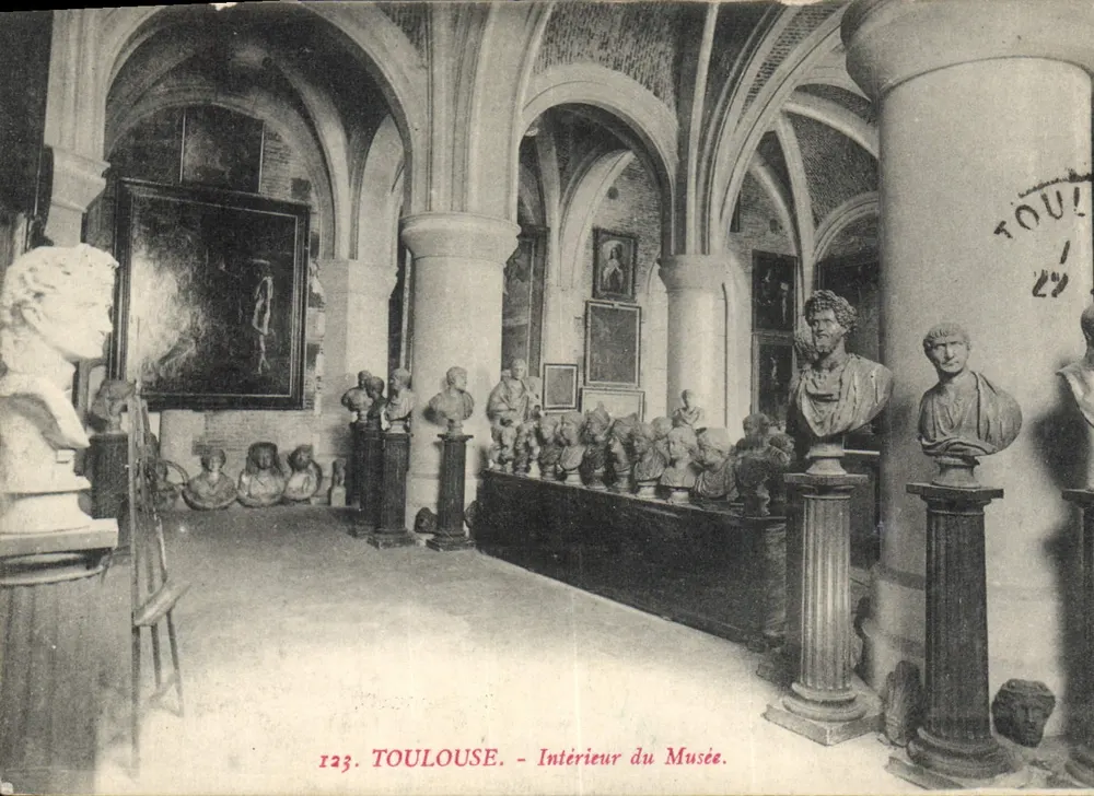 Toulouse — Interior do Museu — Fototipia Parisiense n°123 - Frente