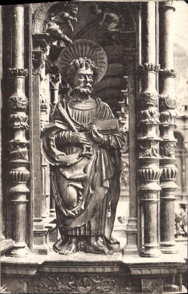 Estátua de São Pedro — Catedral de Saint-Bertrand-de-Comminges — Edição especial - Frente