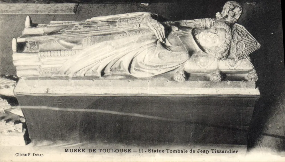 Museum von Toulouse — Grabstatue von Jean Tissandier — Cliché F Décap - Vorderseite