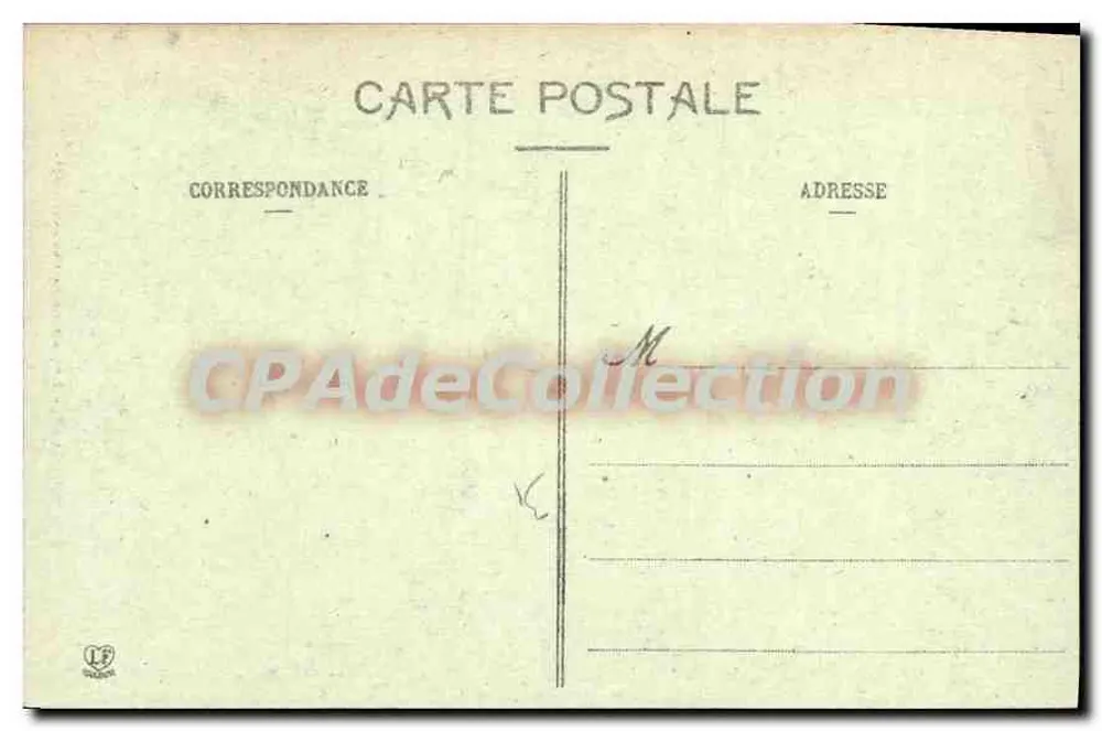 Toulouse - Portal da Dalbade (1887) — editor não identificado, n° de série 5 - Verso