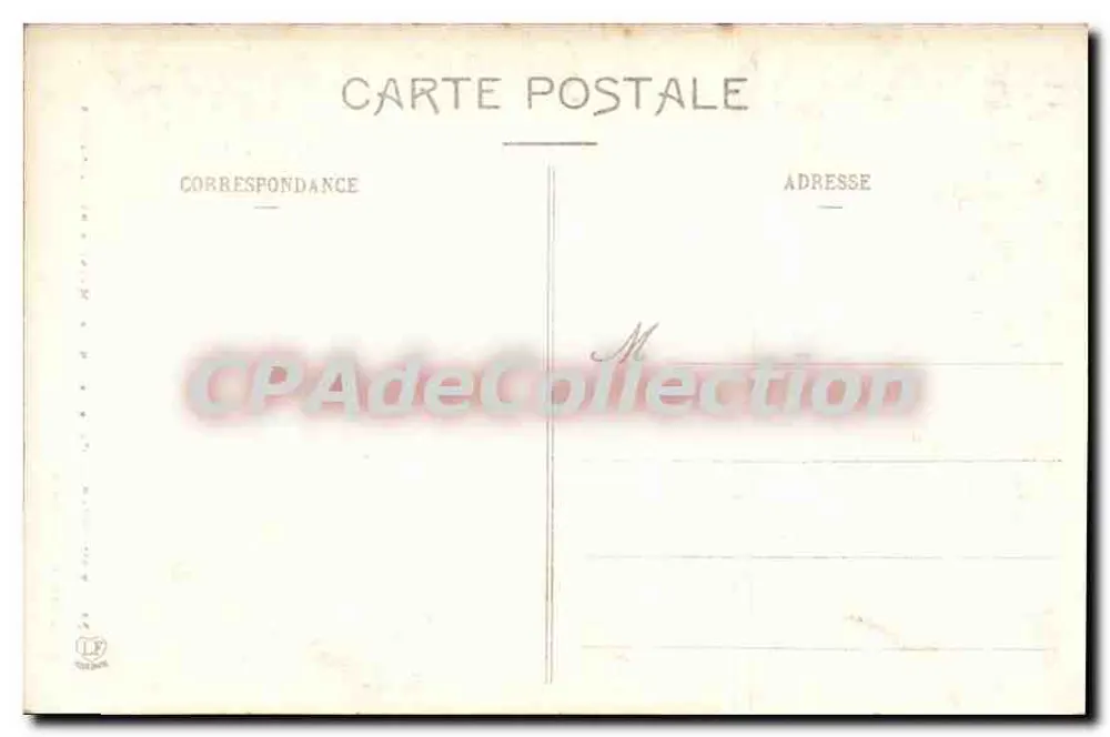 Toulouse - Cour de l'Hôtel Méthier de Lardorodes — Phototypie Larousse, Toulouse, n°23 - Rückseite