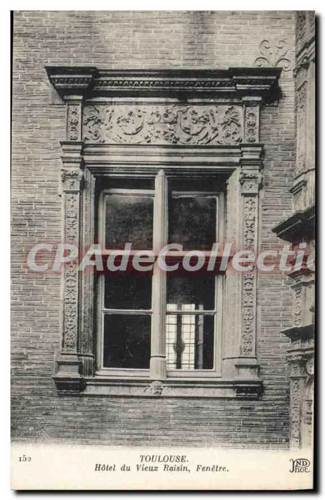 Hôtel du Vieux Raisin — Fenster — JND. PROL. — n° 152 - Vorderseite
