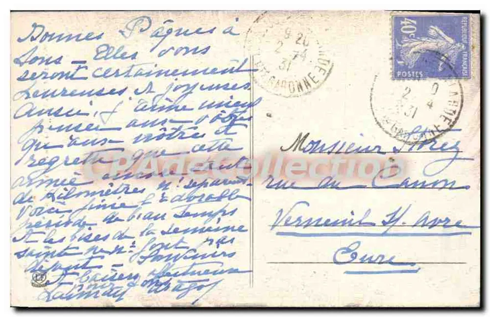 Toulouse - Hotel de Clary dito 'Hôtel de Pierre' — Fototipia Labonche frères, n°4 - Verso