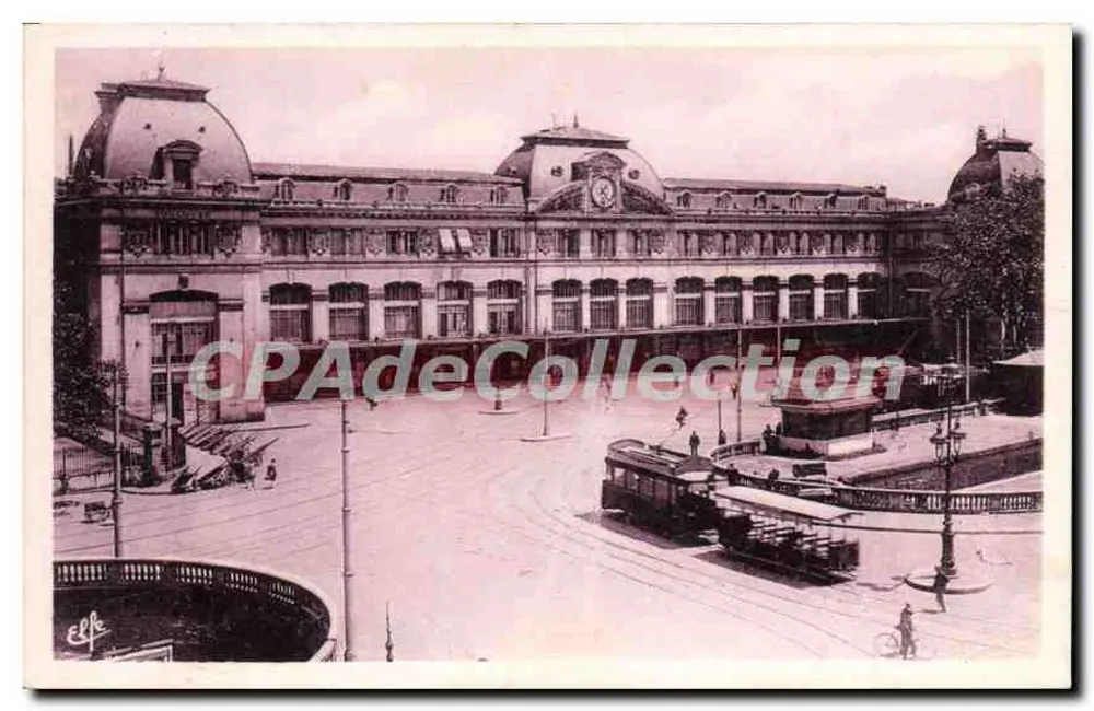 Estação Matabiau — Toulouse — Fototipia Rille, Toulouse - Frente