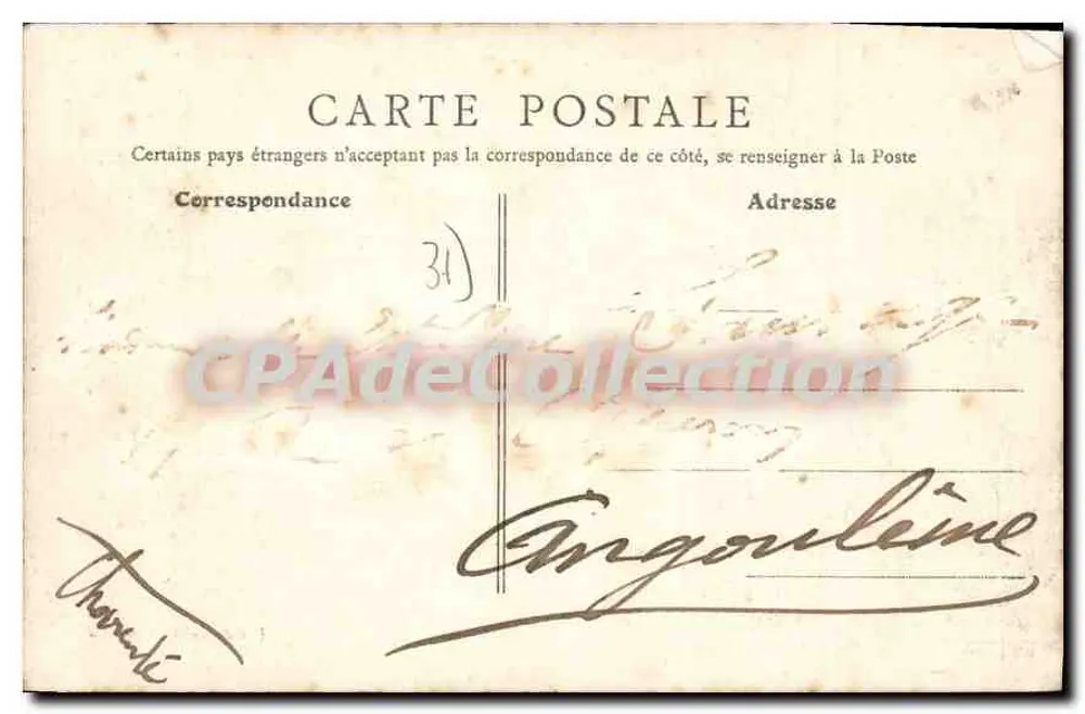 Toulouse — Allgemeiner Blick, Aufnahme von Saint-Cyprien — Picot, Verlag Nr. 23 - Rückseite