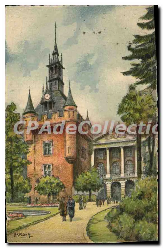 Toulouse - O Donjon e o Capitole — editor Darasy, n° de série 3069 D - Frente