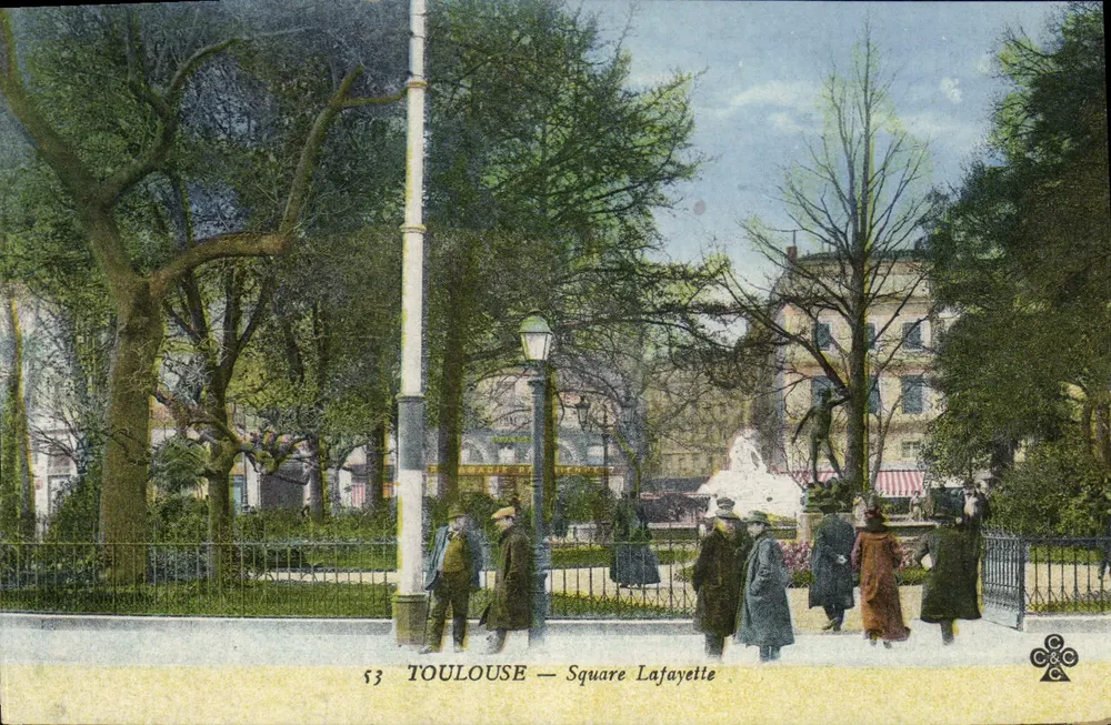 Toulouse — Praça Lafayette — editor C. C. C. n° 53 - Frente