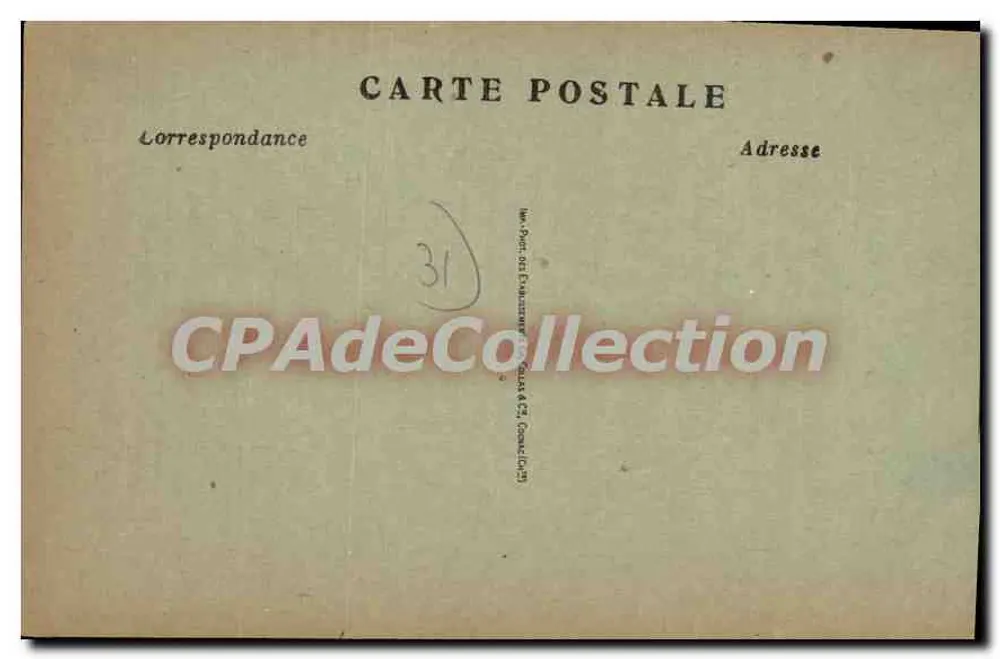 Toulouse — Praça Lafayette — editor C. C. C. n° 53 - Verso