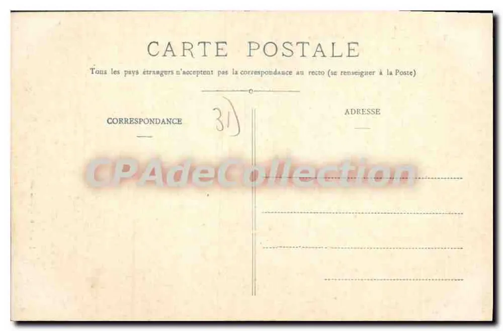 Toulouse — Rue d'Alsace-Lorraine und Rue Rémusat — L'Union - Rückseite
