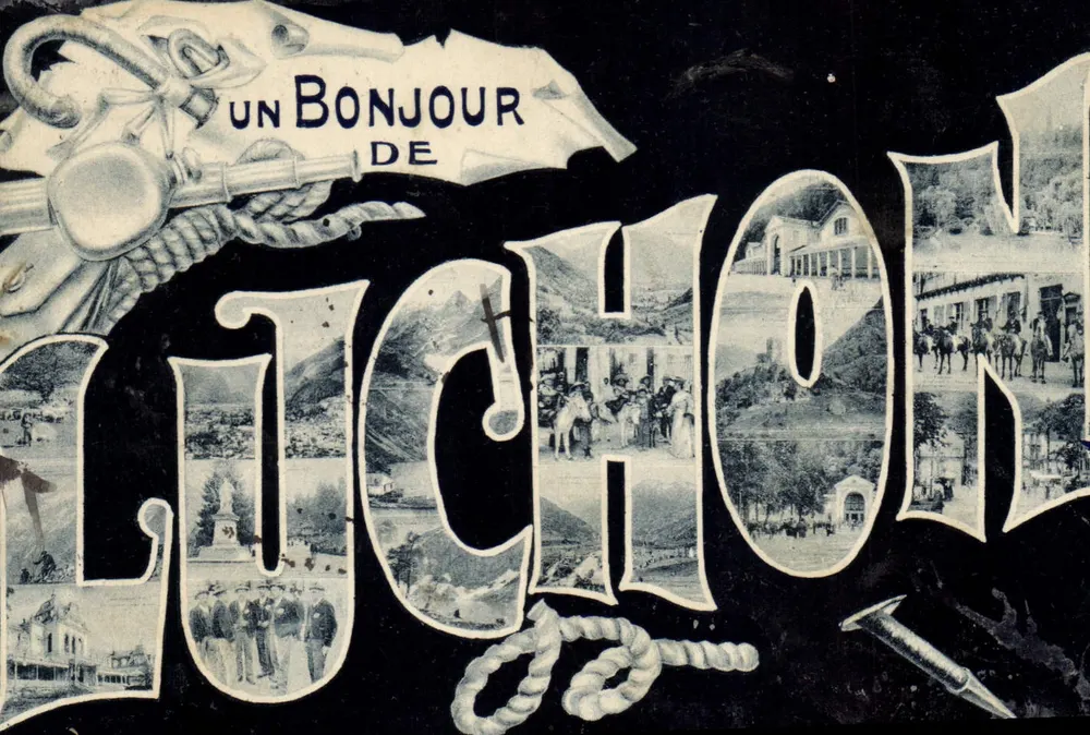 Luchon — Um Olá de Luchon — Editor desconhecido, número de série não visível - Frente