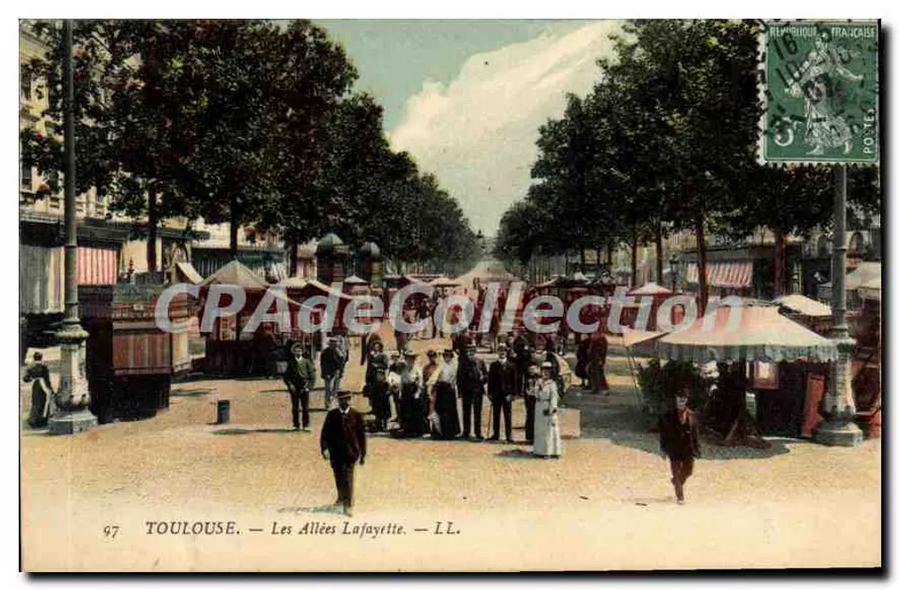 Toulouse — As Allées Lafayette — L.L. - Frente