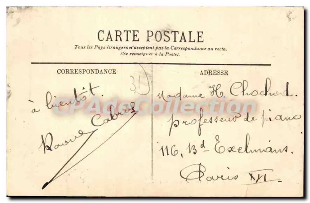 Toulouse — As Allées Lafayette — L.L. - Verso