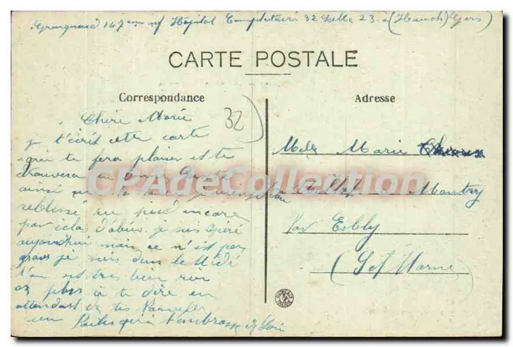 Auch — Catedral de Santa Maria e sua igreja — Lembrança de Auch — P. Fréstignac, foto, Auch - Verso