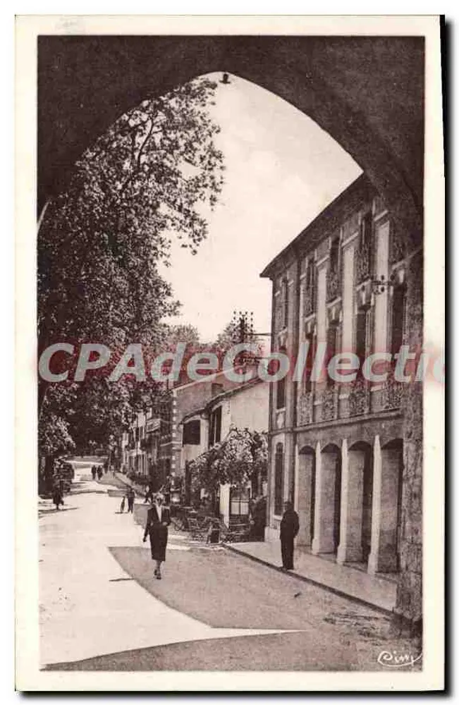 Barbotan-les-Thermes — A grande Rue — Comliers Imp. Macon - Frente