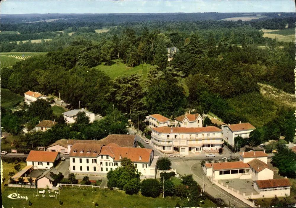 Barbotan-les-Thermes — Vista geral aérea — CIMCOLOR - Frente