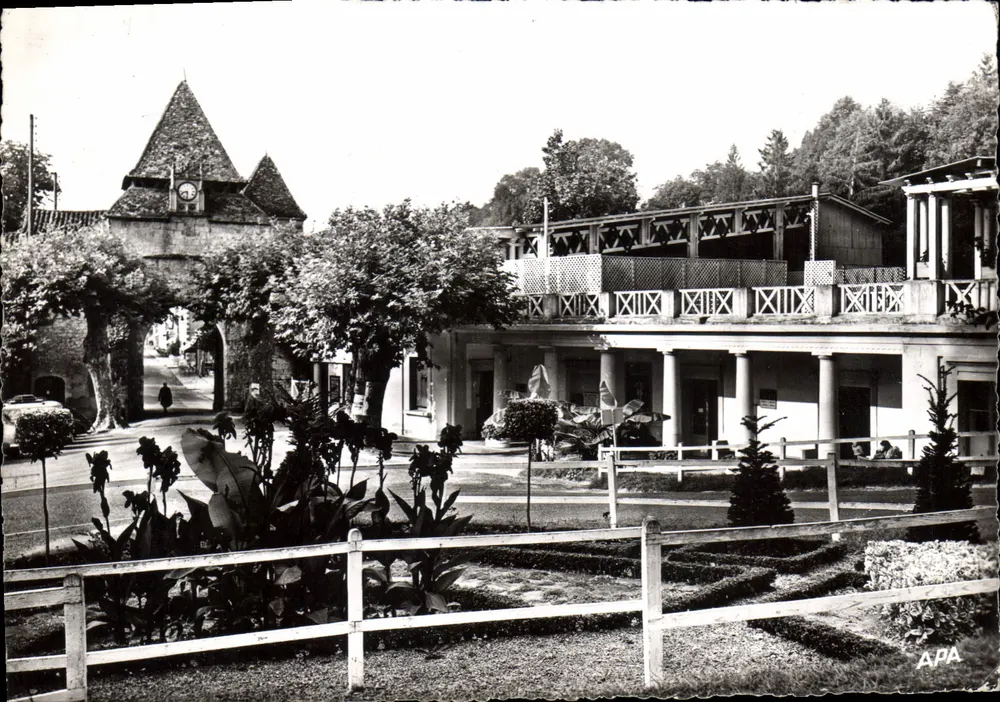 Barbotan-les-Thermes (Gers) — Die Kirche und die Klarbäder — Société des Cartes Postales APA-POUX - Albi, n°103 - Vorderseite