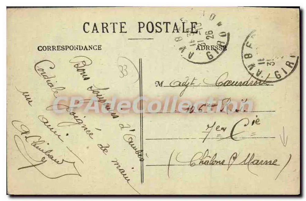 Ambès (Gironde) — Rada Miejska — Wydawnictwo Beauregard, nr 19 - Rewers