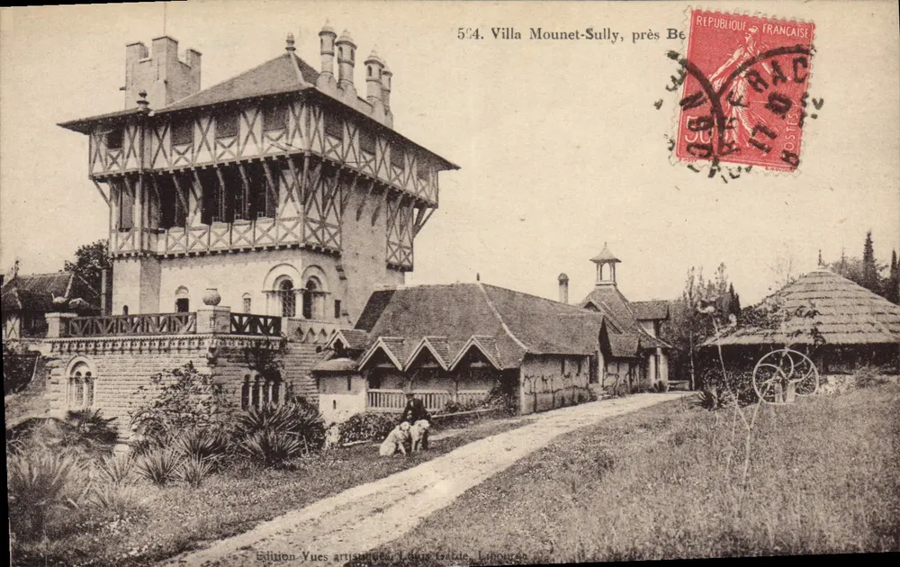 Vila Mounet-Sully, perto de Besançon — Edição Vues artistiques, Léon Isabelle, Léboucq — n°54 - Frente