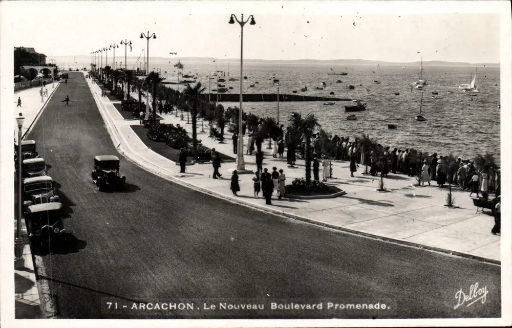 Arcachon — Il Nuovo Boulevard Promenade — Delbouy, n°71 - Recto