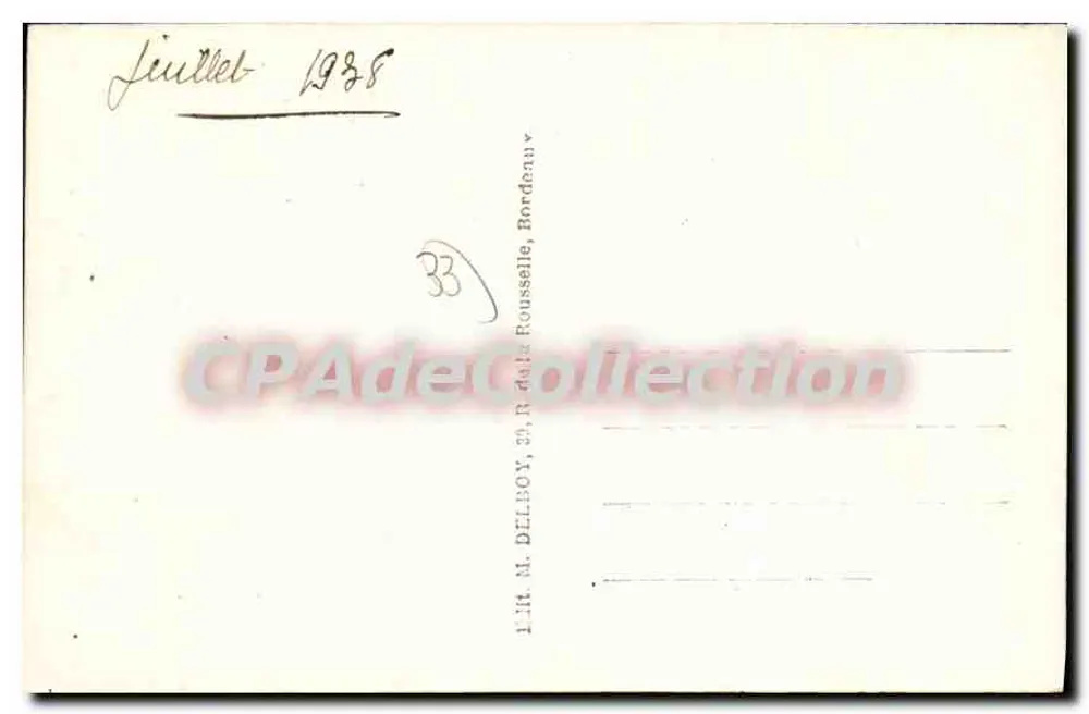 Arcachon — Novo Boulevard Promenade — Delboy, n°69 - Verso