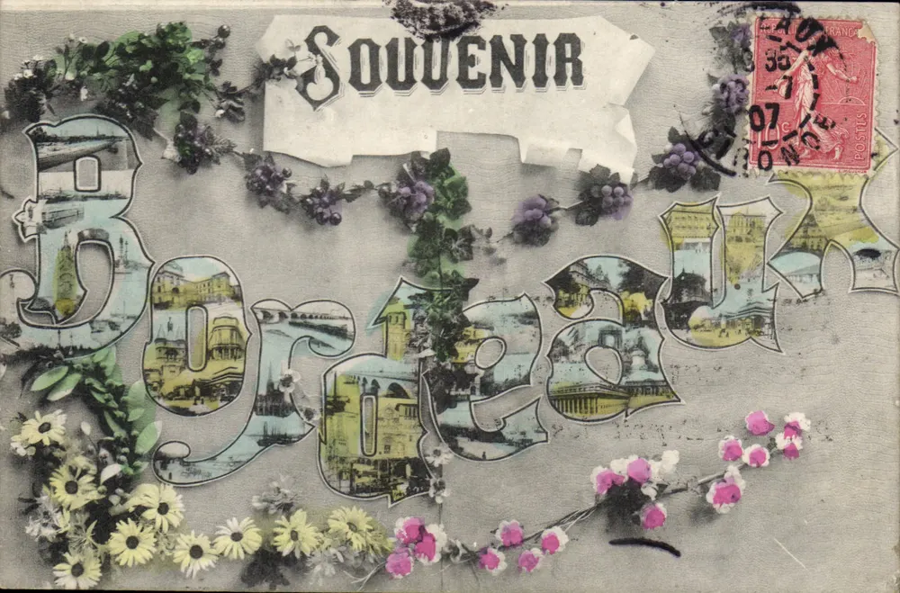 Bordeaux — Souvenir — Editor desconhecido, número de série não visível - Frente